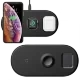 Беспроводная зарядка Baseus Smart 3in1 Phone+Watch+Pods (18W MAX) Чёрная - Изображение 96230