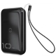 Внешний аккумулятор с беспроводной зарядкой Baseus Mini S Bracket 10W 10000mAh 18W Чёрный - Изображение 96158