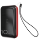 Внешний аккумулятор с беспроводной зарядкой Baseus Mini S Bracket 10W 10000mAh 18W Черный+красный - Изображение 96193
