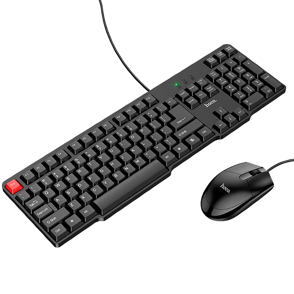 Набор мышь и клавиатура HOCO GM16 Busines (RU) Чёрная 