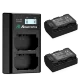 2 аккумулятора NP-FZ100 + зарядное устройство Powerextra SN-FZ100LCD-B - Изображение 135855