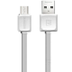 Кабель Remax Fleet micro USB to USB Белый - Изображение 29505