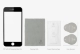 Стекло защитное с силиконовыми краями Baseus Pet для iPhone 6 Plus Черное - Изображение 59149