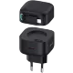 Сетевой адаптер Usams US-CC209 XMF PD35W GaN с телескопическим кабелем Lightning Чёрный - Изображение 229963