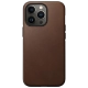 Чехол Nomad Modern Leather MagSafe для iPhone 13 Pro Коричневый - Изображение 183098