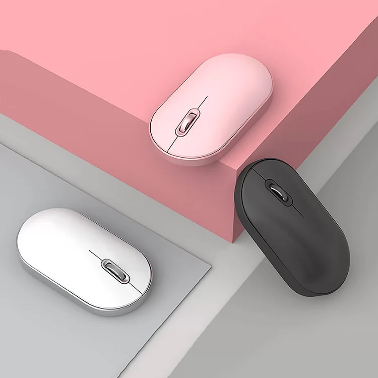 Мышь беспроводная Xiaomi MIIIW Bluetooth Dual Mode Portable Mouse Lite Розовая MWPM01 - фото 5