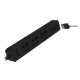 Сетевой фильтр KingMi Power Strip (3 розетки, 3 USB) Чёрный - Изображение 107470