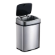 Умная урна для мусора Ninestars Stainless steel Sensor 12л Серебро - Изображение 178374