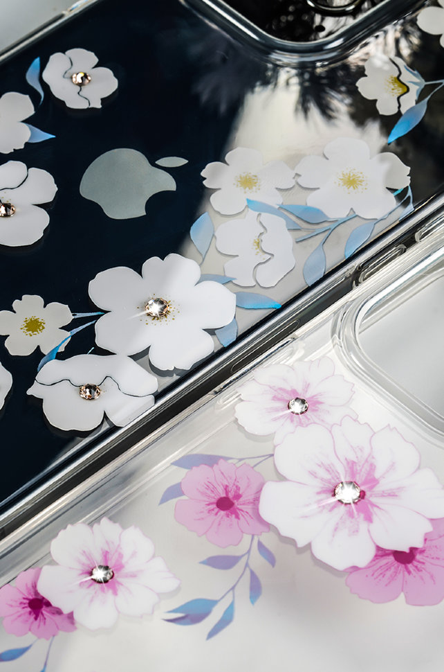 Чехол PQY Apricot для iPhone 12/12 Pro Белый Kingxbar IP 12 6.1 чехол pqy blossom для iphone 12 12 pro белый kingxbar ip 12 12 pro blossom series white