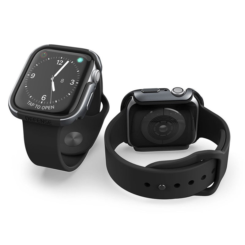 Чехол X-Doria Defense Edge для Apple Watch 44 мм Charcoal 479400 чехол raptic edge для apple watch 41mm красный 463690