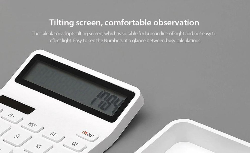 Калькулятор Xiaomi Kaco Lemo Desk Electronic Calculator Белый K1412