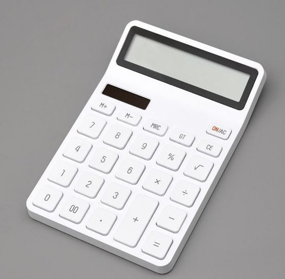 Калькулятор Xiaomi Kaco Lemo Desk Electronic Calculator Белый K1412 - фото 8