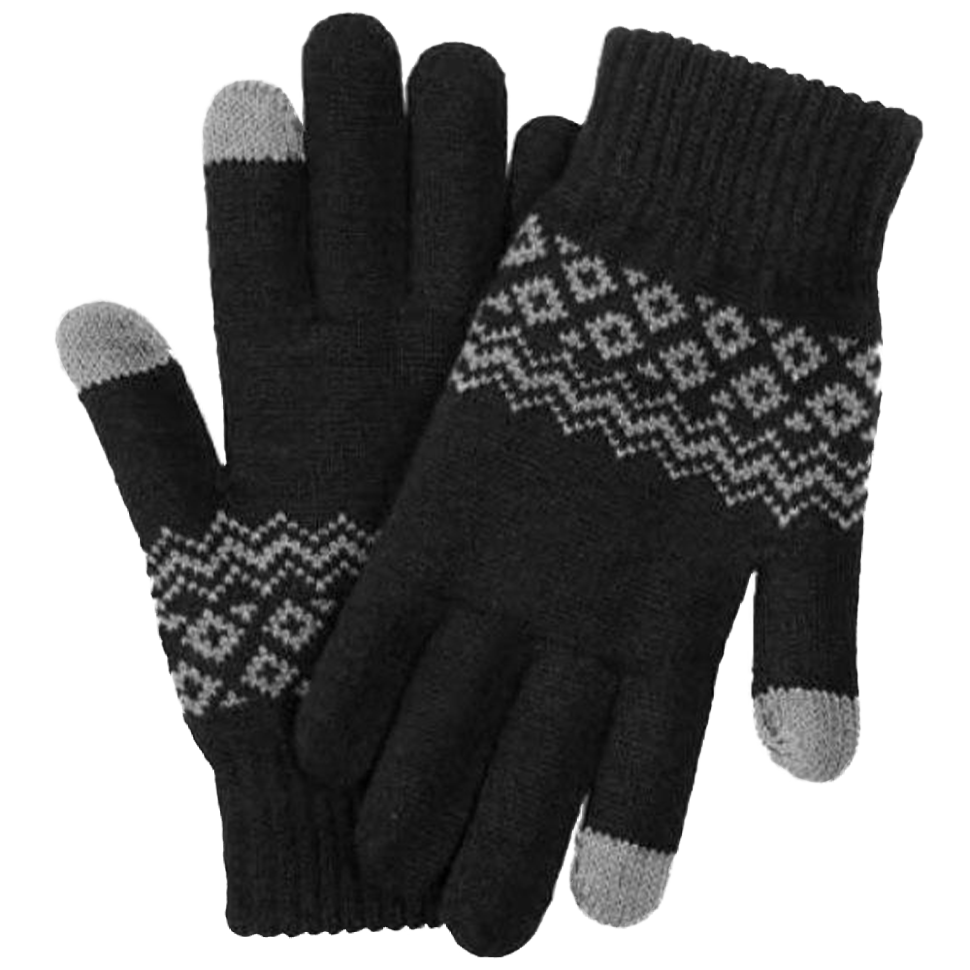 Перчатки для сенсорного экрана Friend Only Touch Screen Warm Velvet Gloves Чёрные 