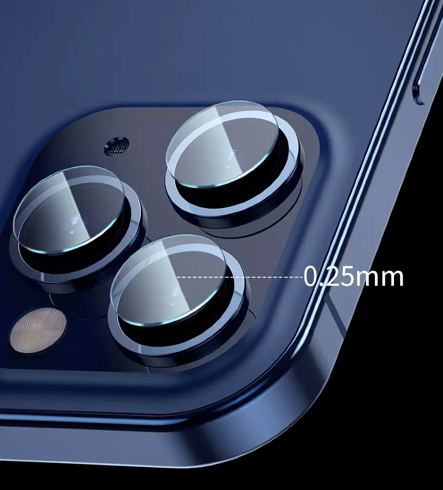Стекло Baseus 0.25mm Gem для камеры iPhone 12/12 mini (2шт) SGAPIPH54N-JT02