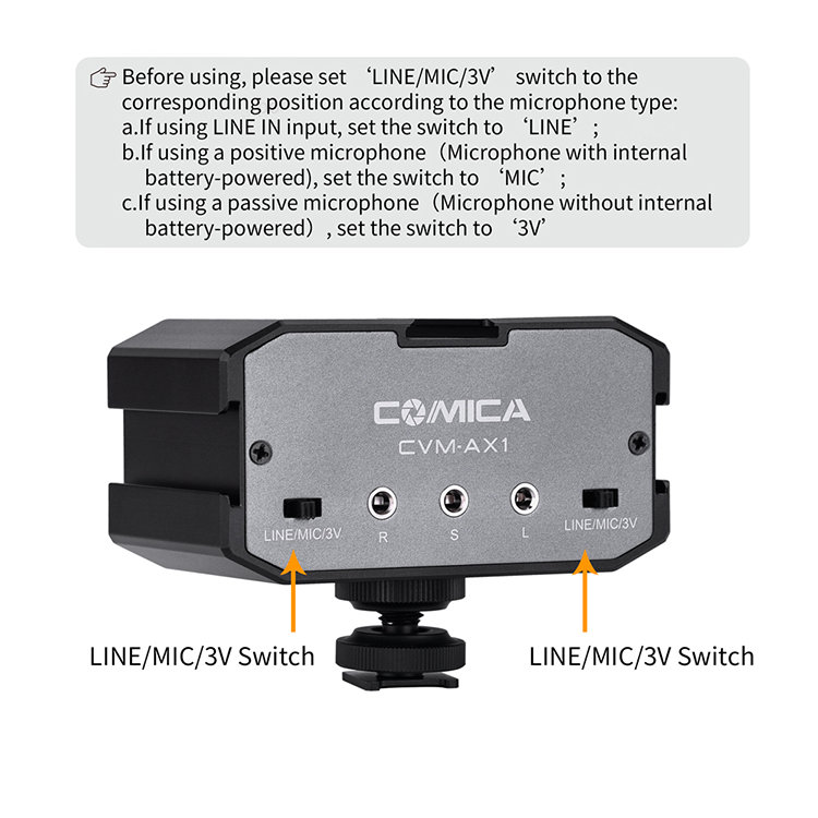 Микшер двуканальный CoMica CVM-AX1 3.5mm - фото 9
