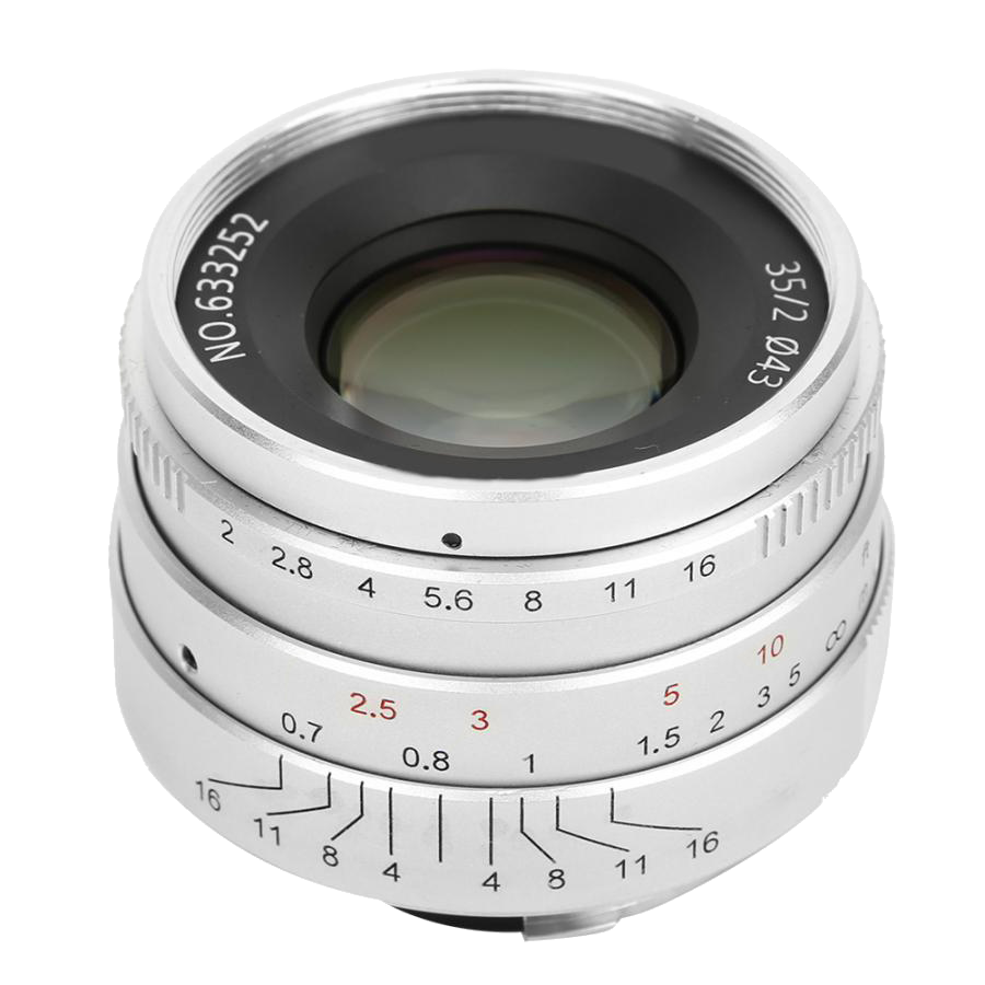Объектив 7Artisans 35mm F2.0  Leica M Mount Серебро 