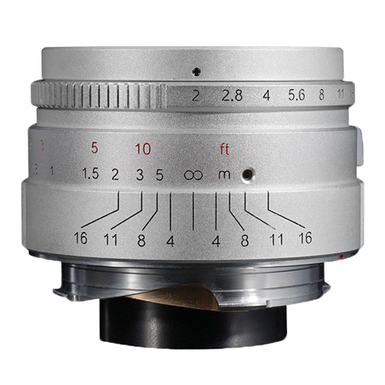 Объектив 7Artisans 35mm F2.0  Leica M Mount Серебро A901S - фото 7