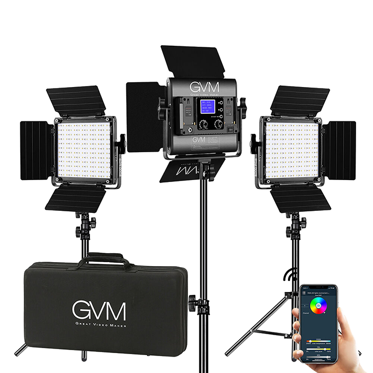 Комплект осветителей (3шт) GVM 800D-RGB 800D-RGB-3L - фото 3