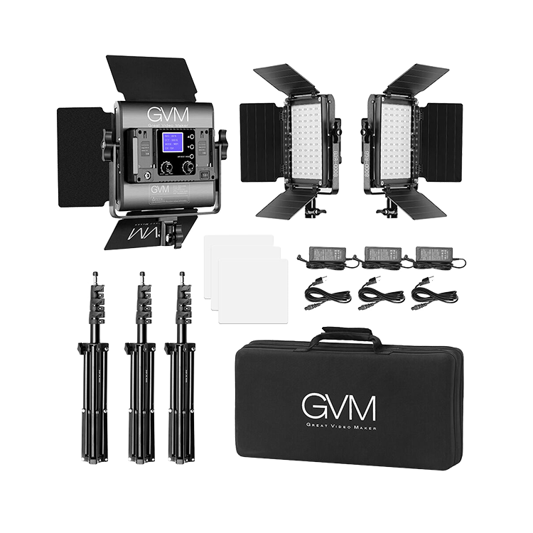Комплект осветителей (3шт) GVM 800D-RGB 800D-RGB-3L - фото 5