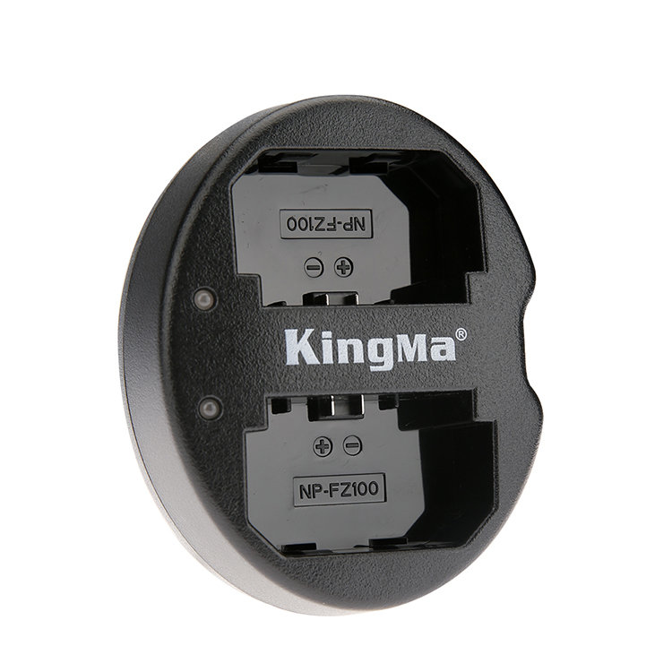 Зарядное устройство двойное KingMa BM015 для аккумуляторов NP-FZ100 BM015-FZ100 зарядное usb устройство для garmin fenix 3 hr fenix3 quatix 3