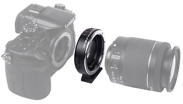 Адаптер Viltrox EF-M2 II (v.2) для объектива Canon EF на байонет Micro 4/3 - фото 7