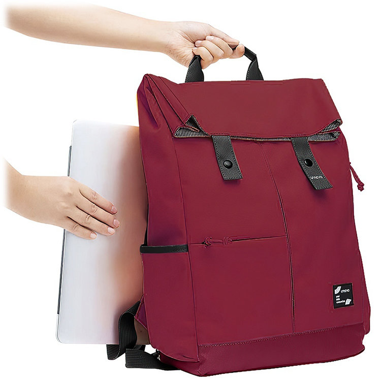 Рюкзак Xiaomi 90 Points Vibrant College Casual Красный Xiaomi 90 Points Vibrant College Casual Backpack red - фото 2