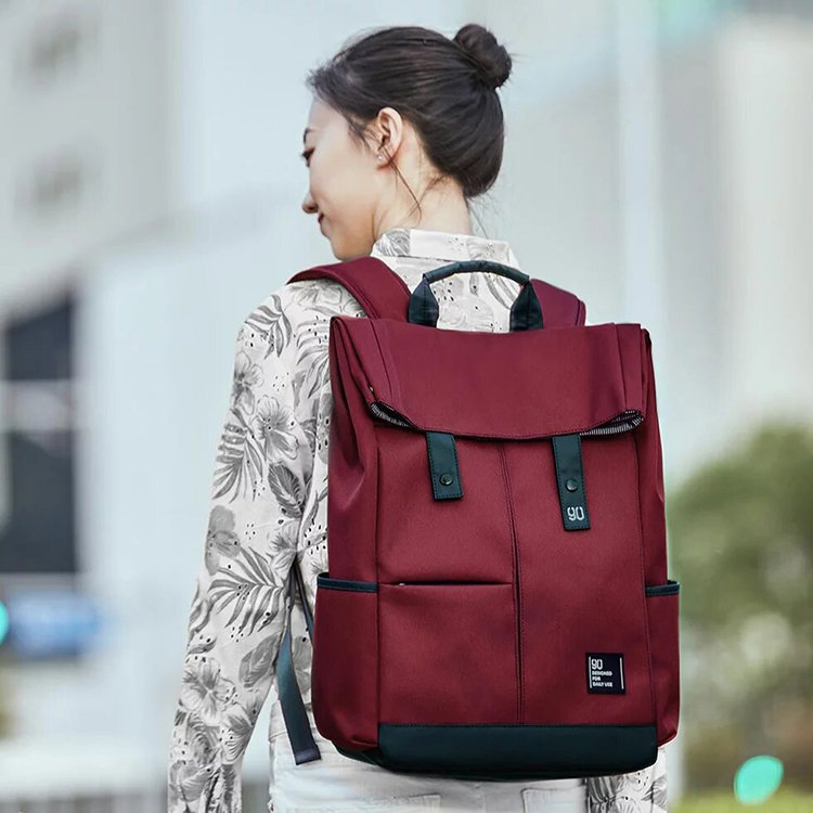 Рюкзак Xiaomi 90 Points Vibrant College Casual Красный Xiaomi 90 Points Vibrant College Casual Backpack red