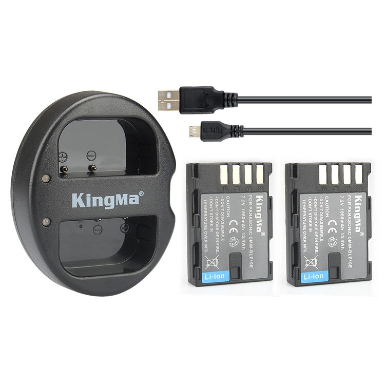 Зарядное устройство двойное KingMa BM015 для DMW-BLF19 BM015-BLF19 - фото 5