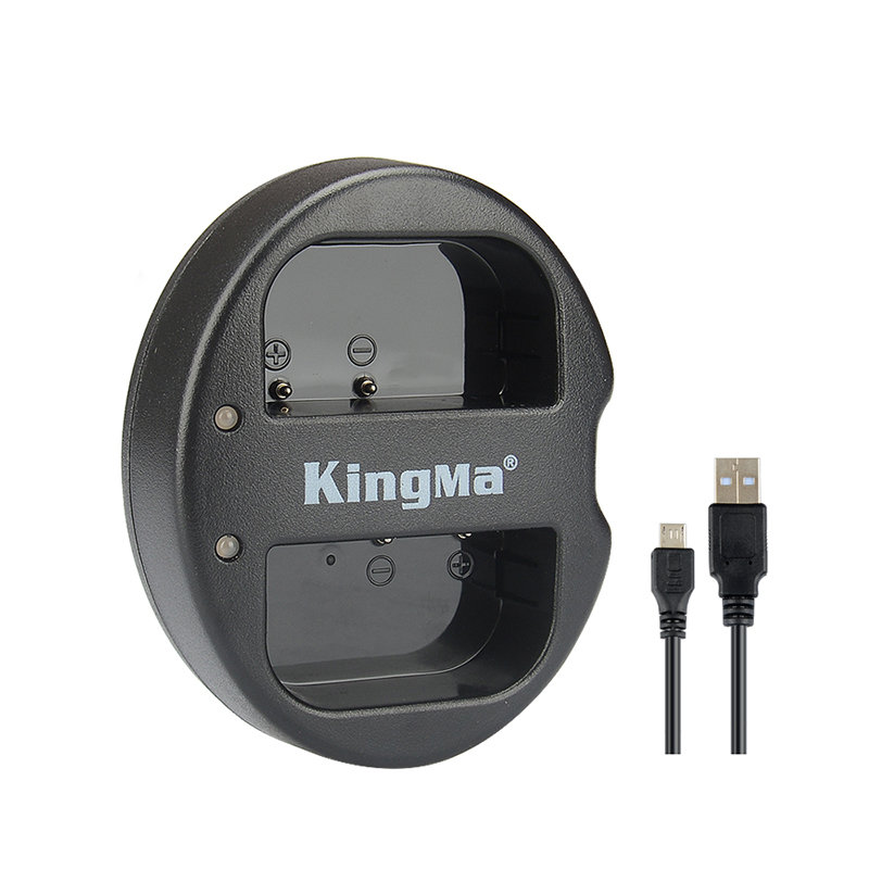 Зарядное устройство двойное KingMa BM015 для DMW-BLF19 BM015-BLF19 зарядное устройство kingma d tap 16 8v 3a nkc1683001