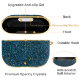 Чехол PQY Crystal Fabric для Apple Airpods 3 Синий - Изображение 200250