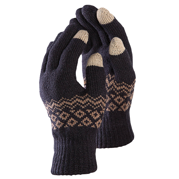 Перчатки для сенсорных экранов Xiaomi FO Touch Screen Warm Velvet Gloves Синие 3040018 - фото 5