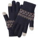 Перчатки для сенсорного экрана Friend Only Touch Screen Warm Velvet Gloves Синие - Изображение 110350