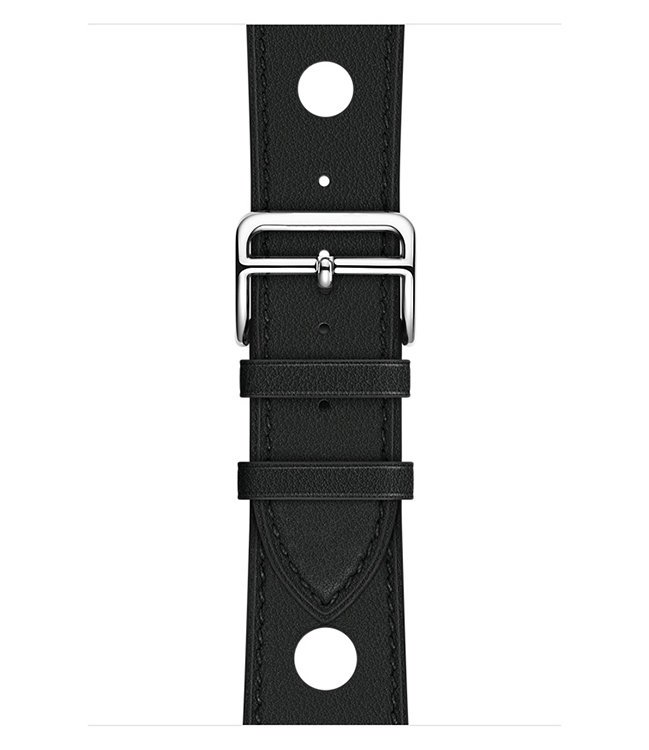 Ремешок кожаный HM Style Rallye для Apple Watch 38/40 мм Черный - фото 4
