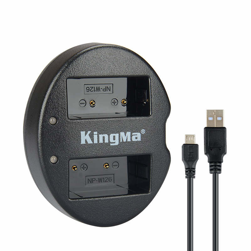 Зарядное устройство двойное KingMa BM015 для NP-W126/126S BM015-NPW126 - фото 4