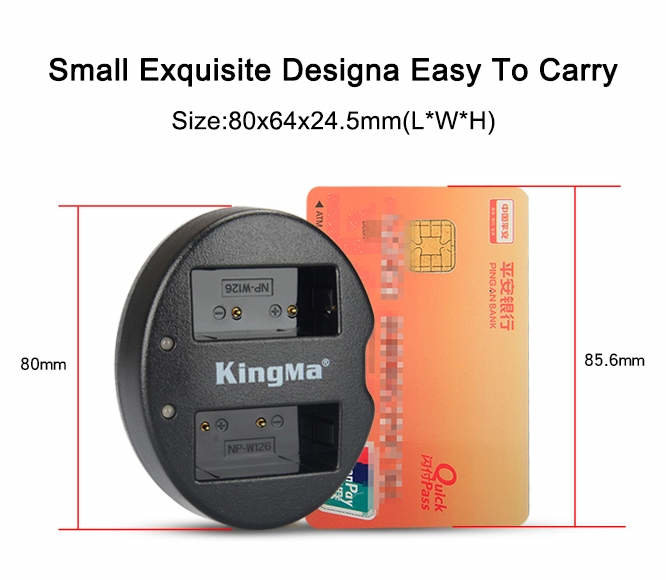 Зарядное устройство двойное KingMa BM015 для NP-W126/126S BM015-NPW126 - фото 8