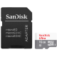 Карта памяти SanDisk Ultra microSDHC 16Gb UHS-I U1 Class10 + SD Adapter - Изображение 116127