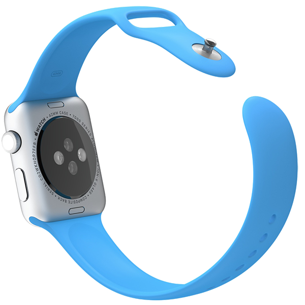 Ремешок силиконовый Special Case для Apple Watch 38/40 мм Абрикосовый S/M/L - фото 2