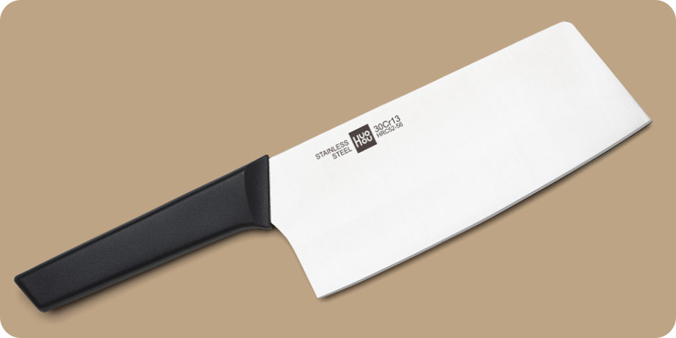 Набор ножей Xiaomi Huo Hou Fire Kitchen Steel Knife Set с подставкой (6 предметов) HU0057 - фото 8