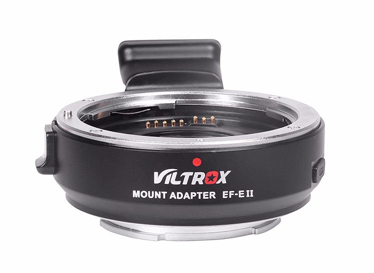 Адаптер Viltrox EF-E II для объектива Canon EF на байонет E-mount