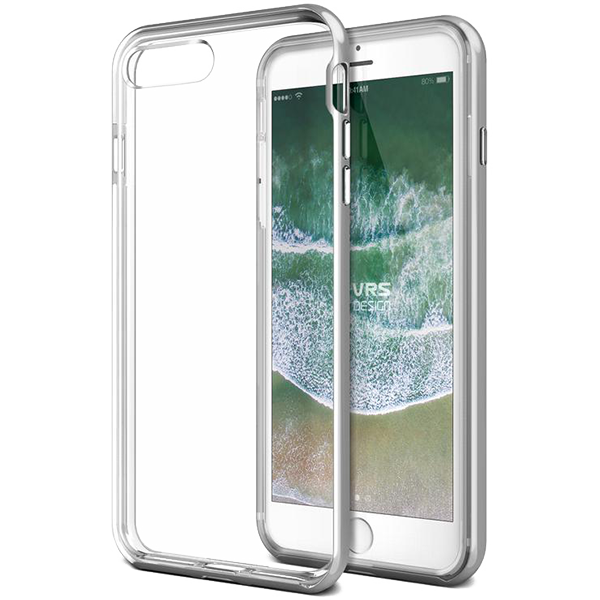 

Чехол VRS Design New Crystal Bumper для iPhone 7/8 Plus Серебро