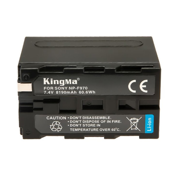 Аккумулятор KingMa NP-F970 8190mAh аккумулятор для ибп csb hrl 1234w 12v 9ah клеммы f2fr