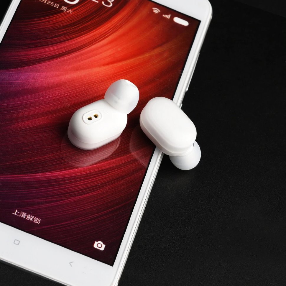 Наушники Xiaomi Mi True Wireless Earbuds Белые TWSEJ02LM - фото 3
