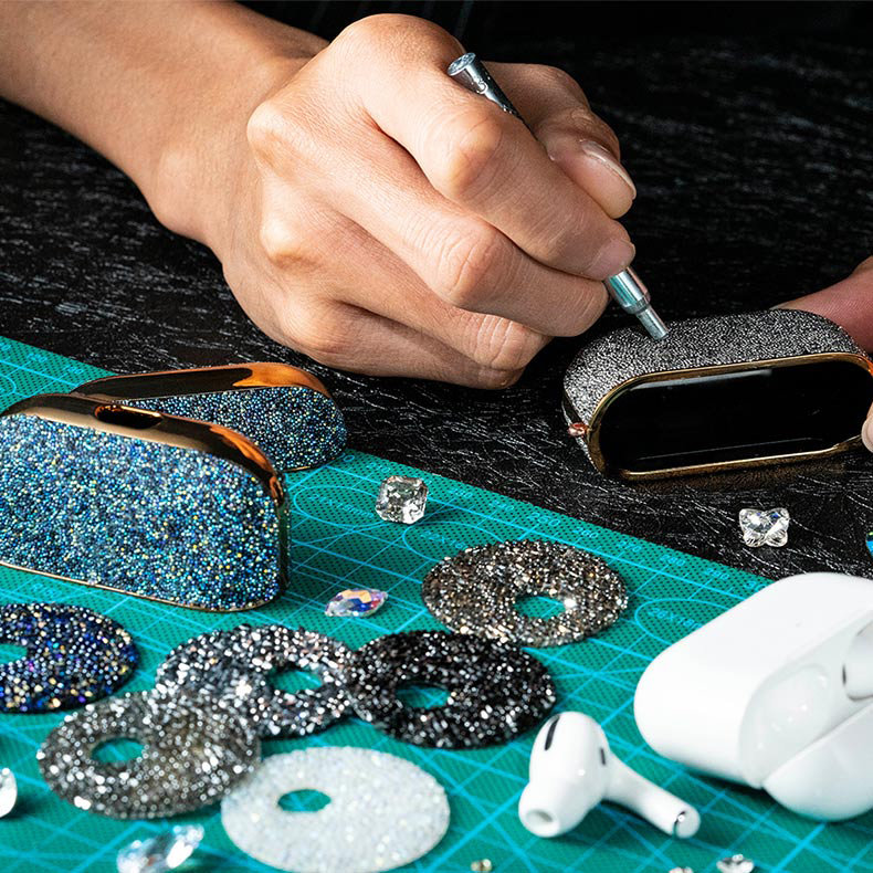 Чехол PQY Crystal Fabric для Apple Airpods 3 Серебро торшер crystal lux