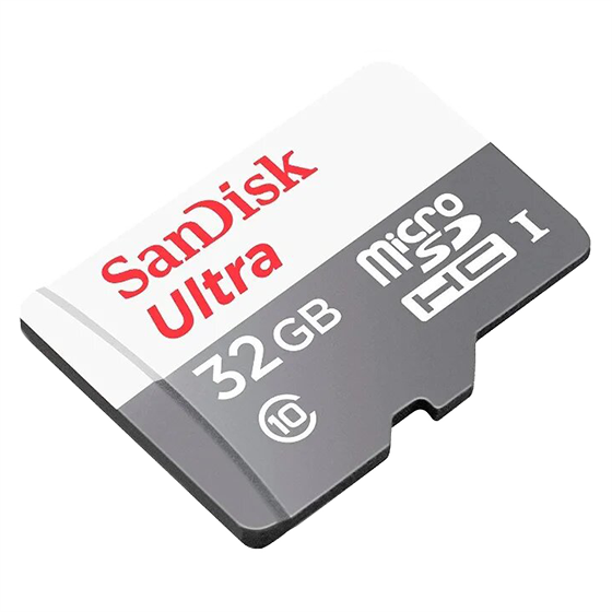 Карта памяти SanDisk Ultra microSDHC 32Gb UHS-I U1 Class10 SDSQUNS-032G-GN3MN