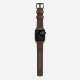 Ремешок кожаный Nomad Modern для Apple Watch 42/44 мм Коричневый с чёрной фурнитурой - Изображение 95305