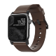 Ремешок кожаный Nomad Modern для Apple Watch 42/44 мм Коричневый с чёрной фурнитурой - Изображение 95307