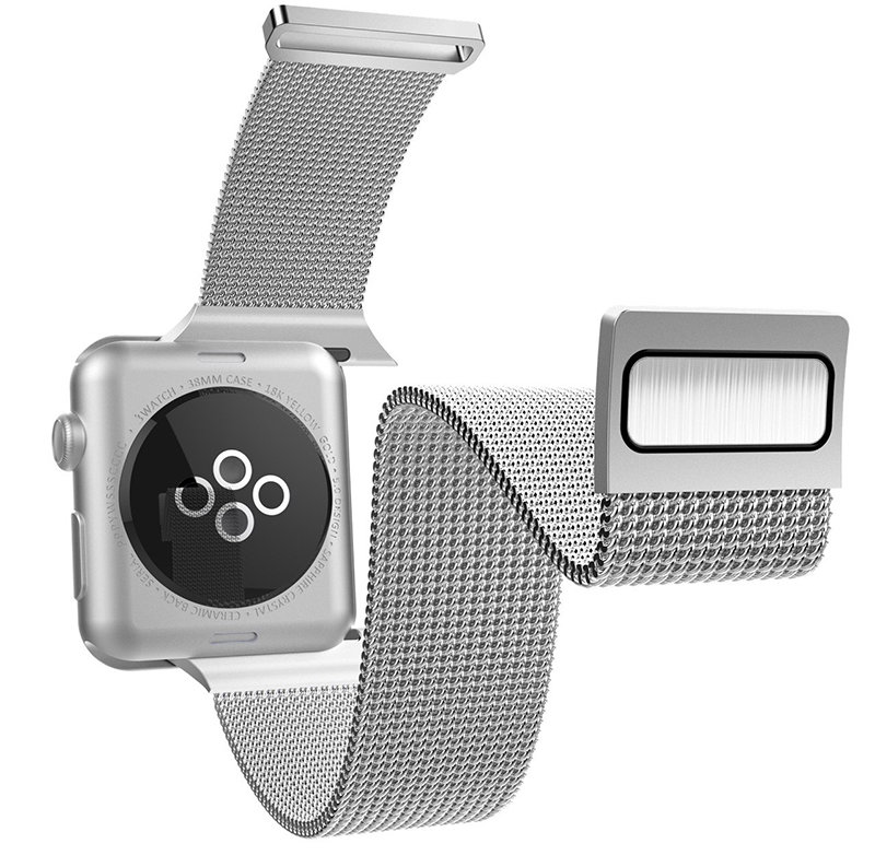Ремешок X-Doria New Mesh для Apple Watch 42/44 мм Серебро 479868