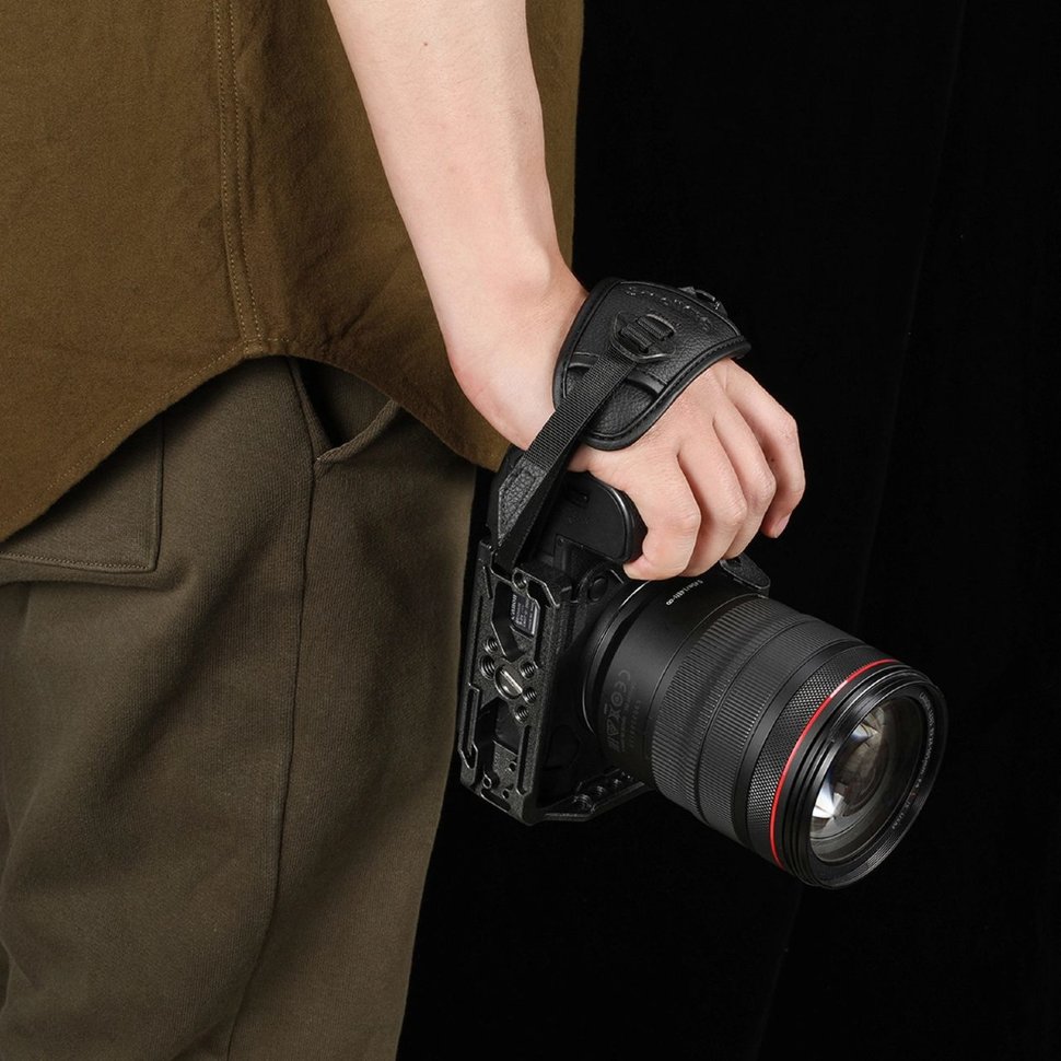 Кистевой ремень SmallRig 3848 “Black Mamba” x5 m кистевой ремешок камеры pu кожаный ремешок для sony fujifilm nikon panasonic olympus leica dslr mикро одиночных камер