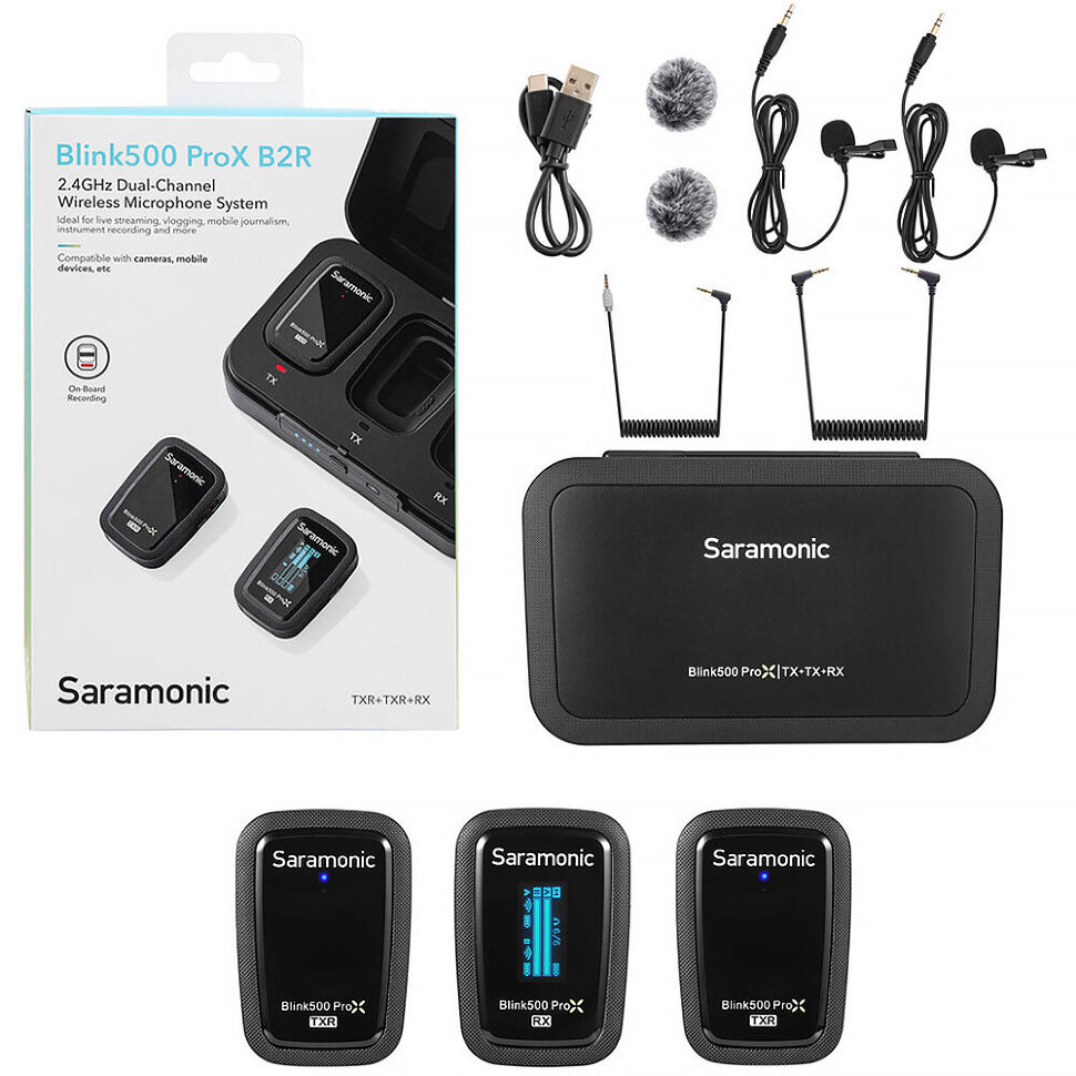 Радиосистема Saramonic Blink500 ProX B2R набор saramonic lavmic gorillapod 1k kit smart a01830