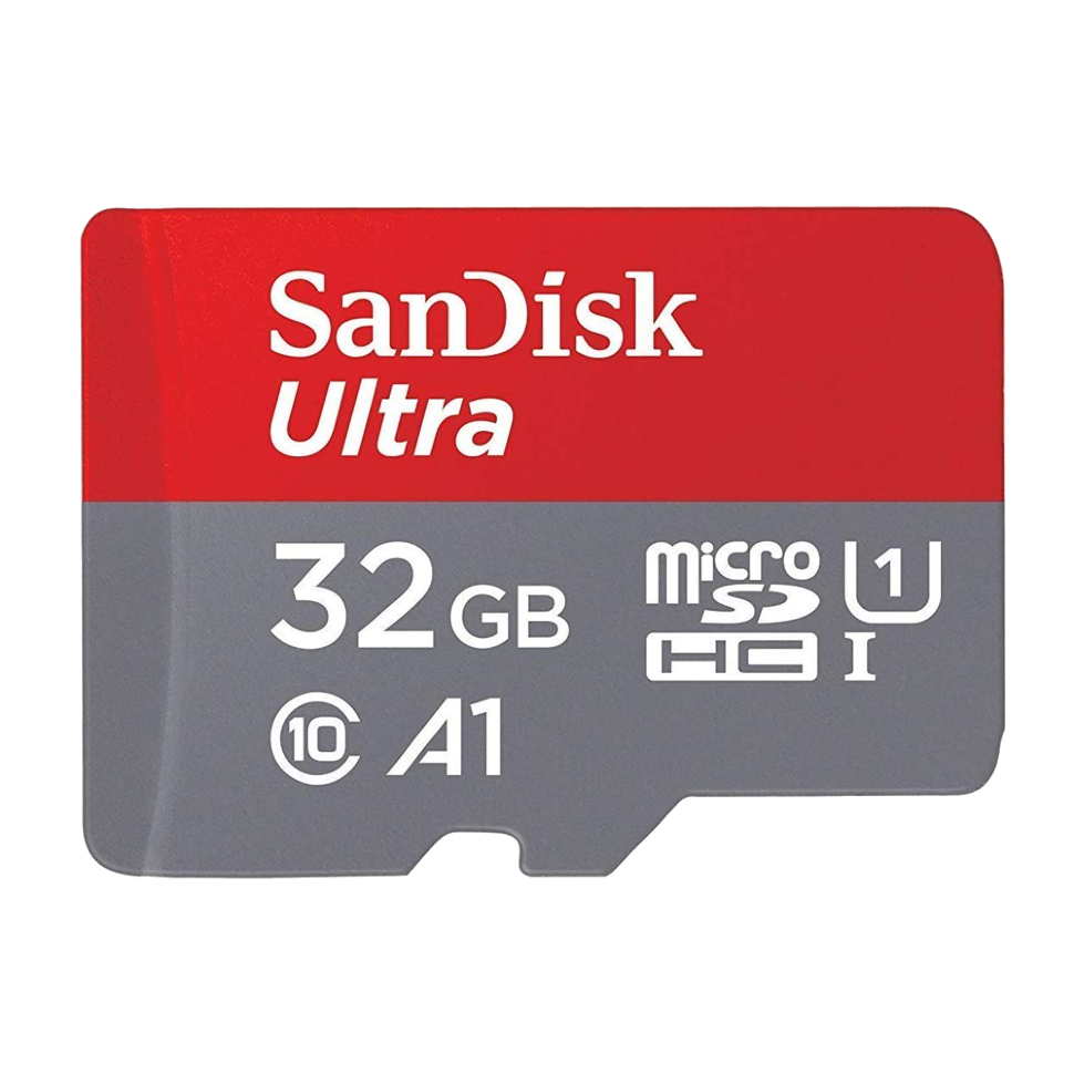 Карта памяти SanDisk Ultra microSDHC 32Gb UHS-I U1 Class10 + SD Adapter SDSQUNS-032G-GN6TA - фото 1